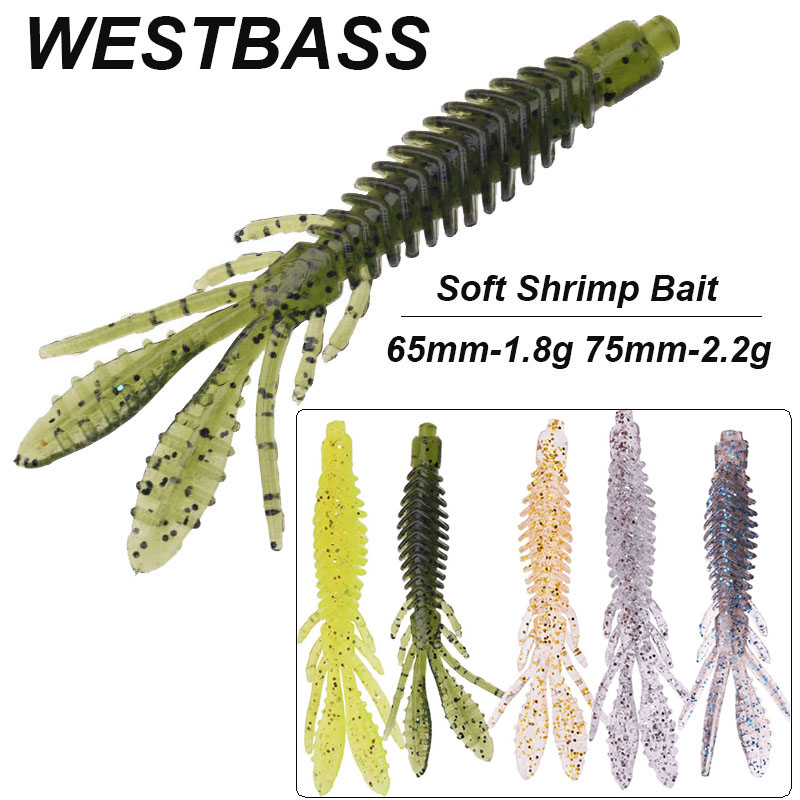 Fishing Lure Swimbait - ワイストバス-釣り用のソフトシリコンベイトのセット,魚を捕まえるためのルアーのパック,シリコンワームベイト,1.8g-2.2g,5個