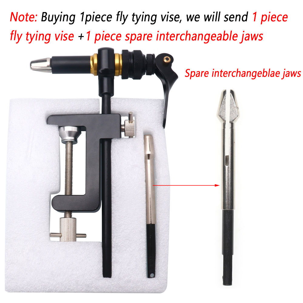 1PC 360 °   回転式Cクランプフライタイイングバイ - Fishing Lure Jig のレビューと価格