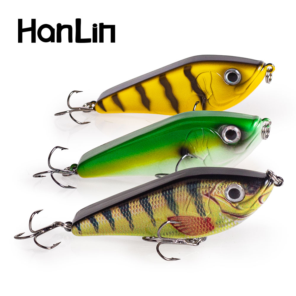 80mm/15.5g マスキー ジャークベイト パイク釣り用 - Fishing Lure Jerkbait のレビューと価格