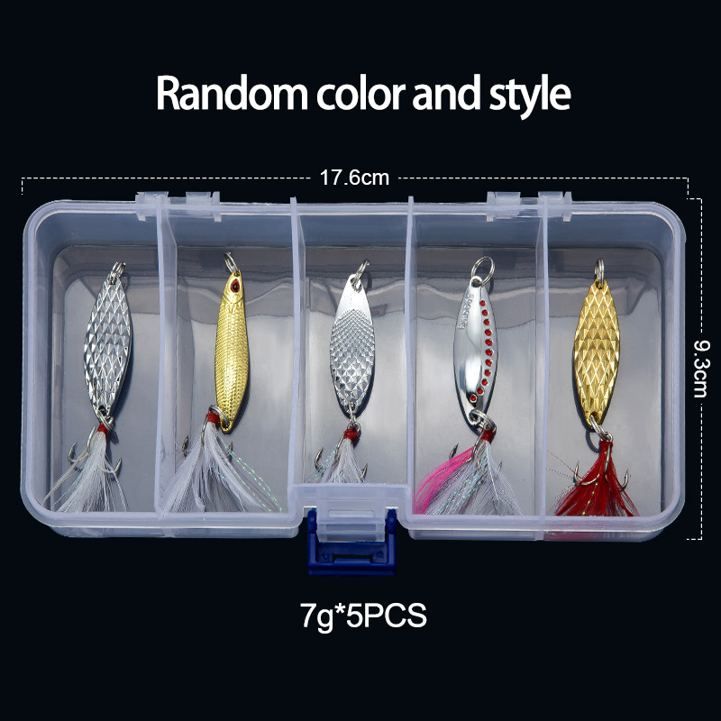 金属スプーンスピナー釣りルアー 5 グラム 7 グラム 10 - Fishing Lure Spoon のレビューと価格