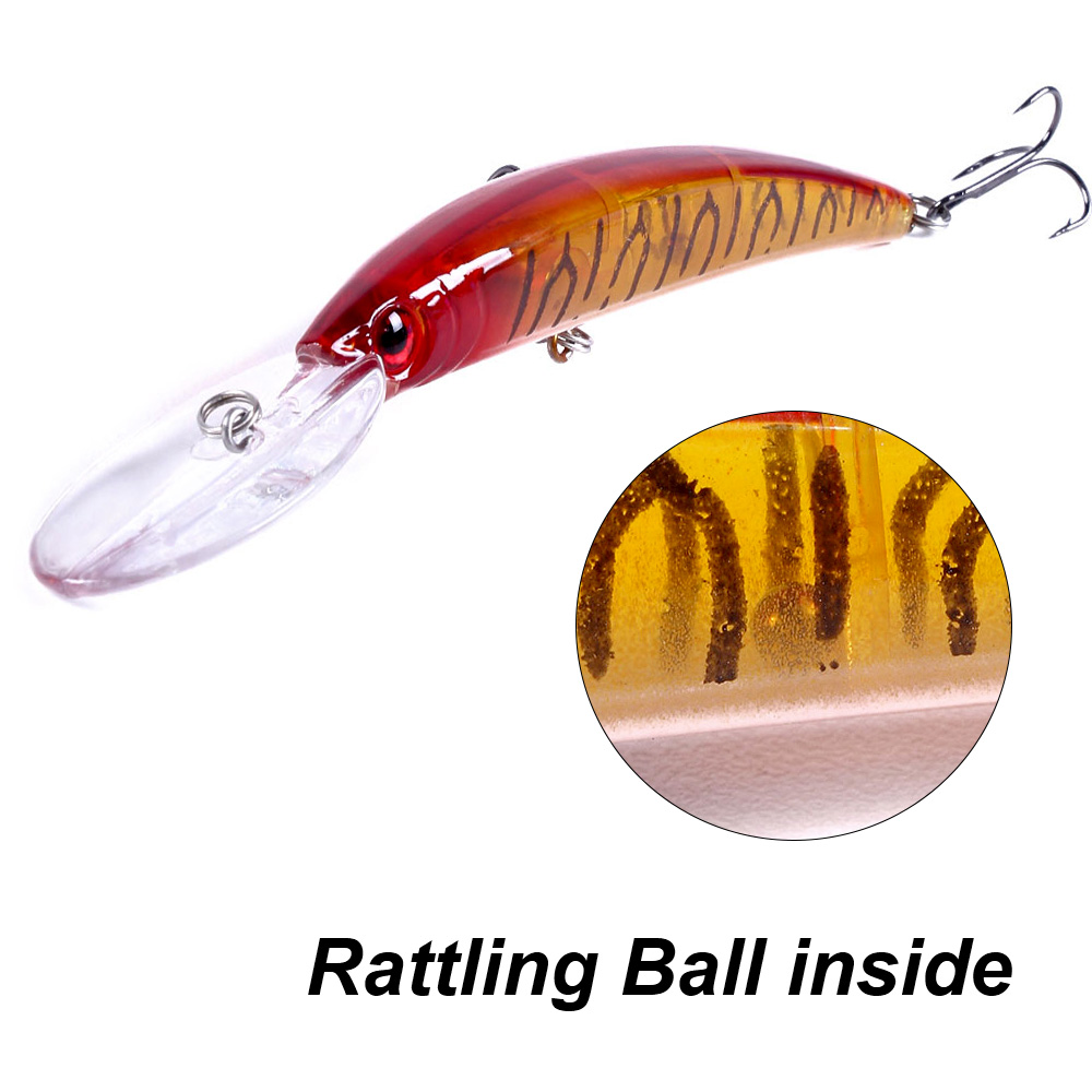 1 個 15 センチメートル 15 グラムディープダイビング - Fishing Lure Swimbait のレビューと価格