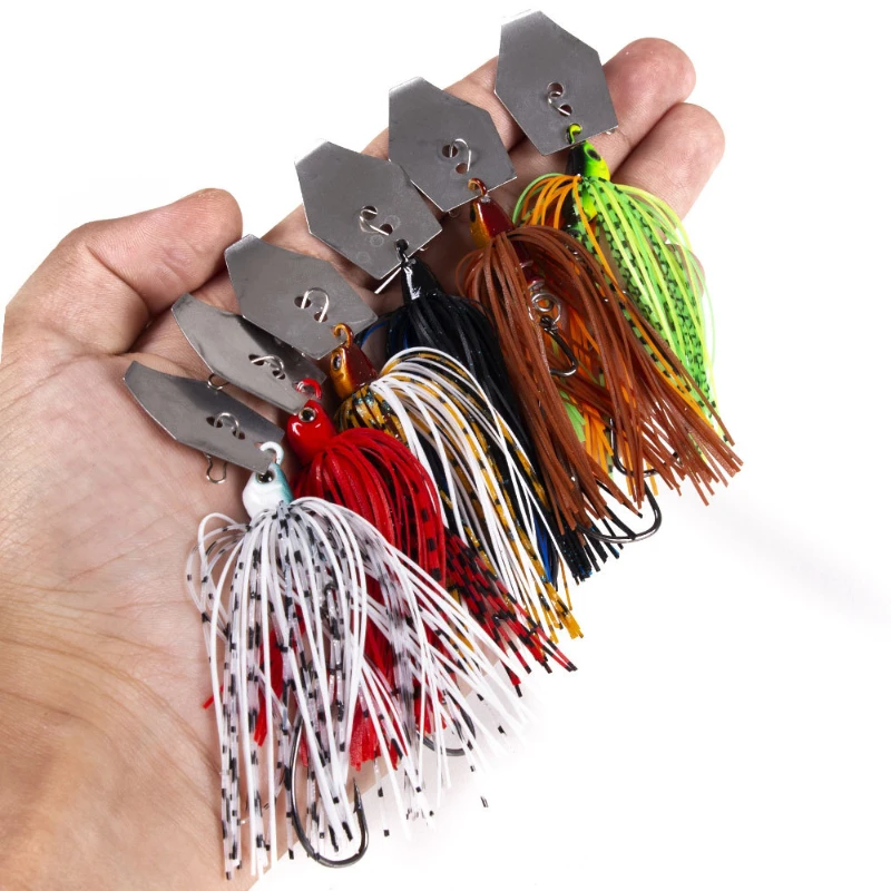 6 ピース/セットチャターベイト釣りルアーキットスピナー釣り - Fishing Lure Swimbait のレビューと価格