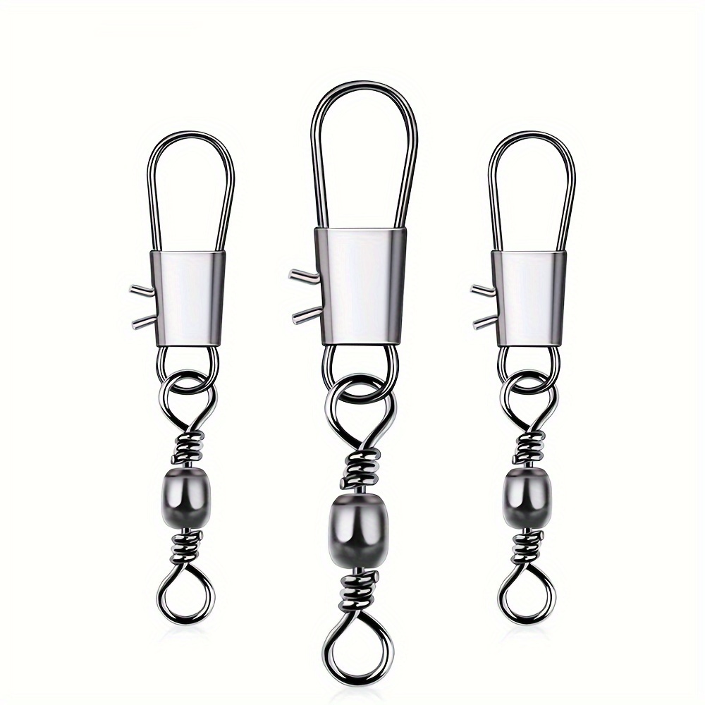 JSFUN 50 個釣りコネクタスイベルインターロックピンベ - Fishing Lure Accessories のレビューと価格