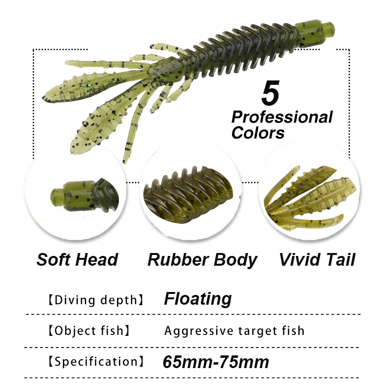 ワイストバス-釣り用のソフトシリコンベイトのセット,魚を捕ま - Fishing Lure Swimbait のレビューと価格