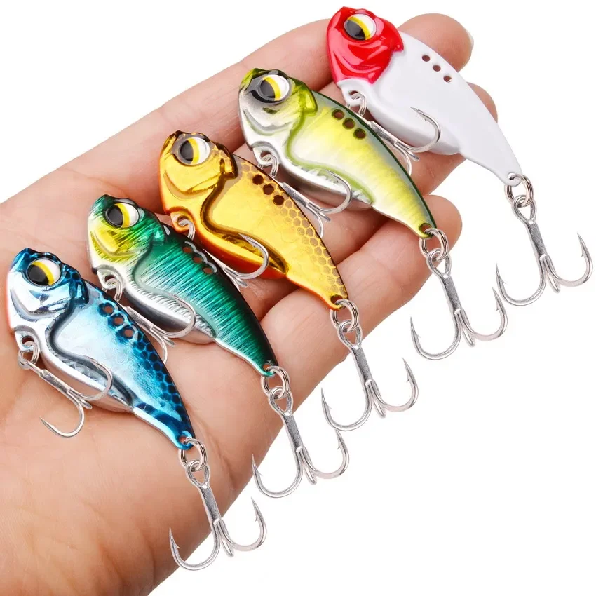 VIB スプーン釣りルアー 5 グラム 9 グラム 12 グ - Fishing Lure Spoon のレビューと価格